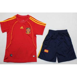 España 1a Equipación 2008 - NIÑOS